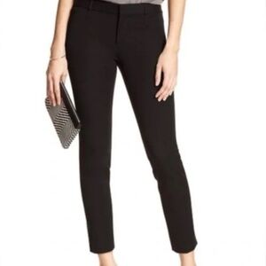 Banana Republic Women's Black Sloan Petite Ankle Pant